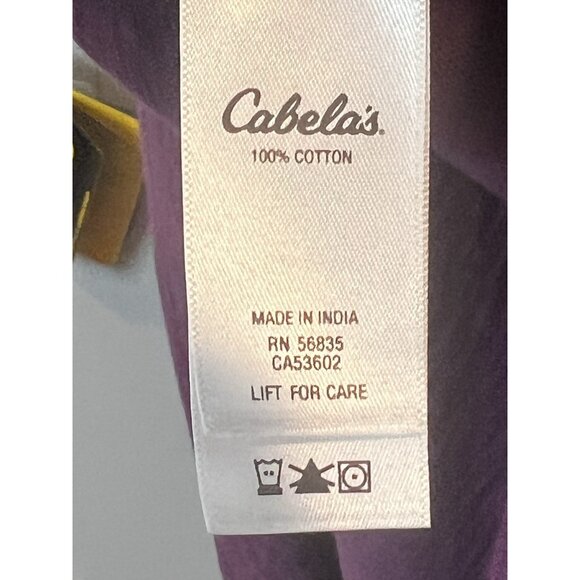 Cabela's Rosemont Women's L Drop Waist Purple Dress w/ Pockets Casual Country - Picture 7 of 10
